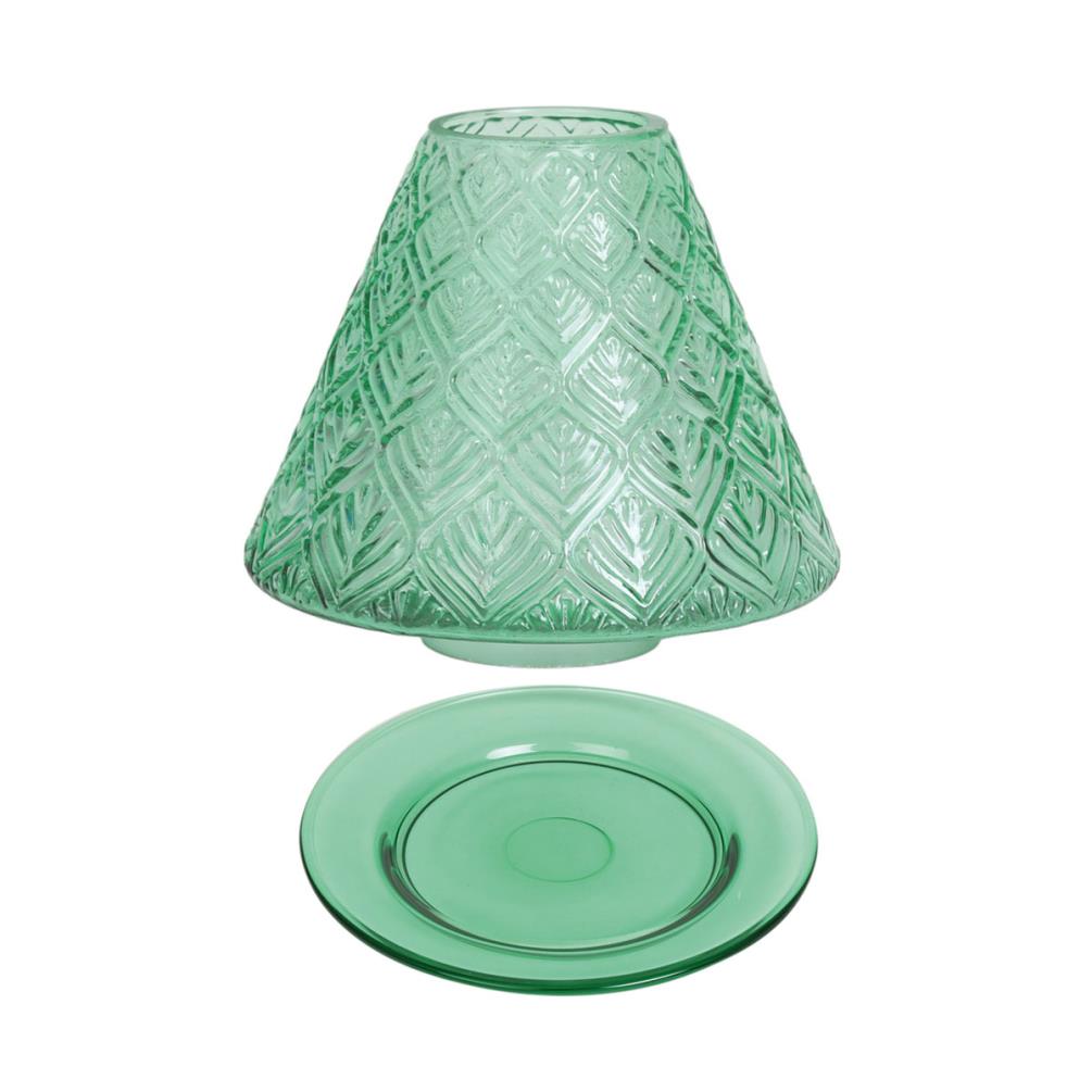 Aroma Light Green Leaf Shade & Tray £13.04